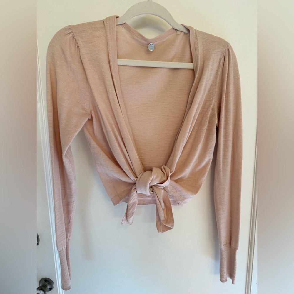 Margaret O'Leary Tan/Cream Cardigan